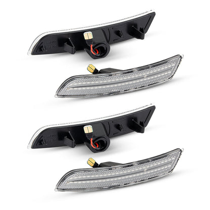2016-2025 Chevrolet Camaro Clear White LED Side Markers Set
