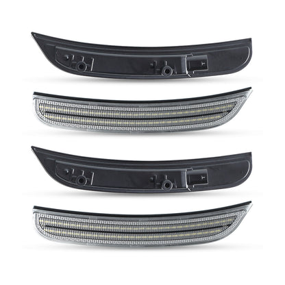 2015–2024 Dodge Charger Clear White LED Side Markers Set