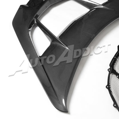 2025-2026 C8 ZR1/ZR1X ZTK Type-OEM Hood Functional Dry Carbon Fiber Double Sided 6PCS Kit