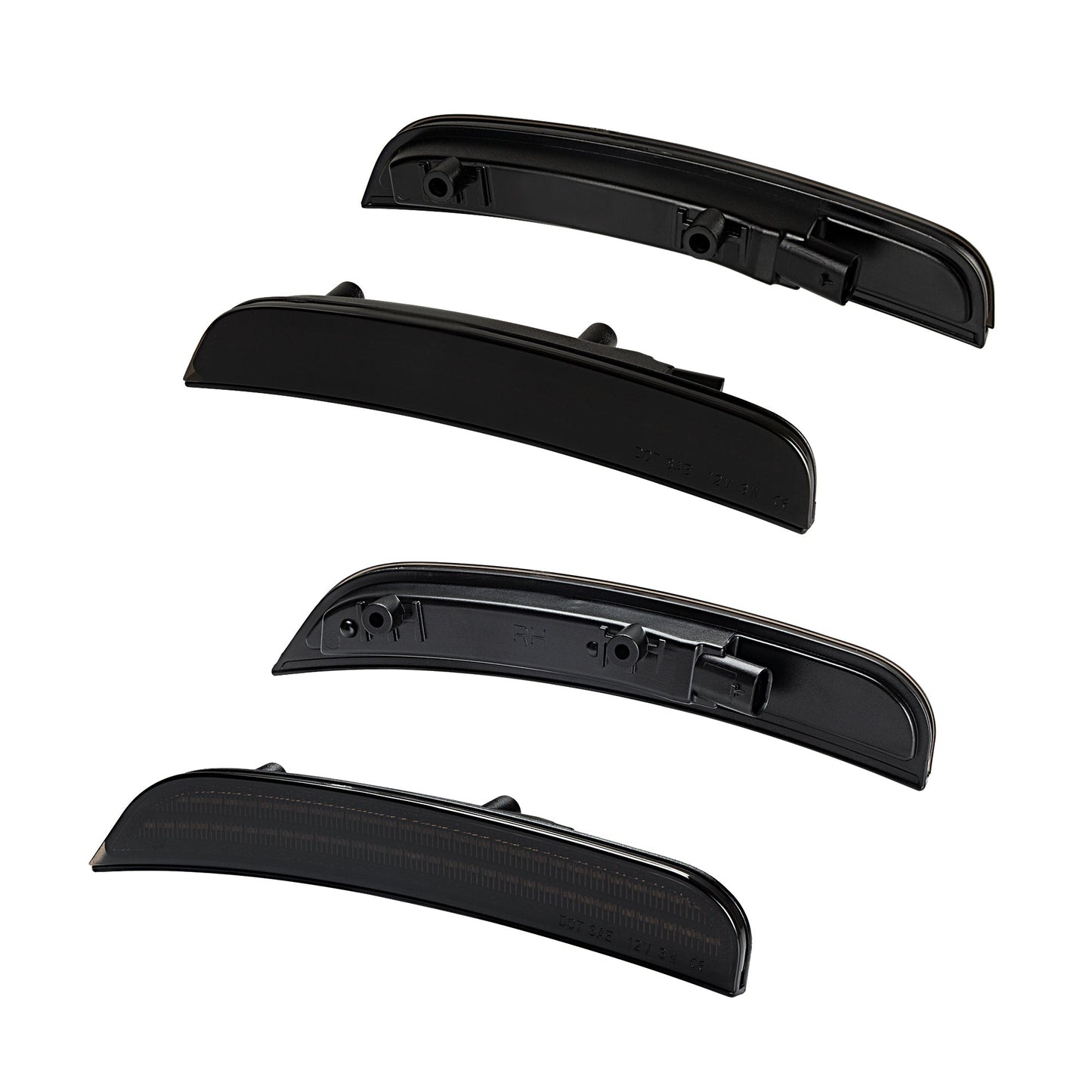 2015-2024 Dodge Charger Smoke White LED Side Markers