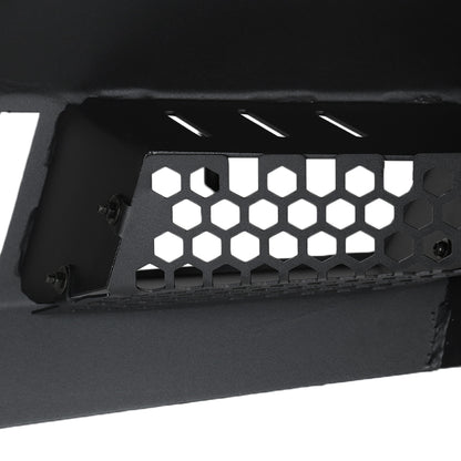 2014-2015 Chevrolet Silverado 1500 Black Heavy Duty Steel Front Bumper w/ LED Light Ports