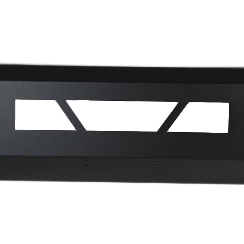 2016-2021 Toyota Tacoma Black Heavy Duty Steel Front Bumper w/ LED Light Ports