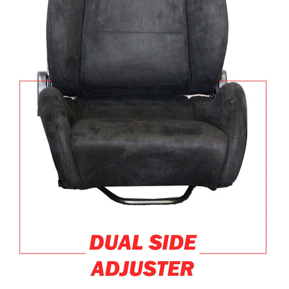 Reclinable Slider Seats For Recaro SR3 Style Civic Integra DC2 EK9 EK EG ITR CTR
