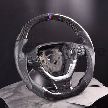 2008-2018 BMW 5 6 7 Series Non-M | F01 F02 F06 F07 F10 F12 Custom Steering Wheel by Exclusive Steering