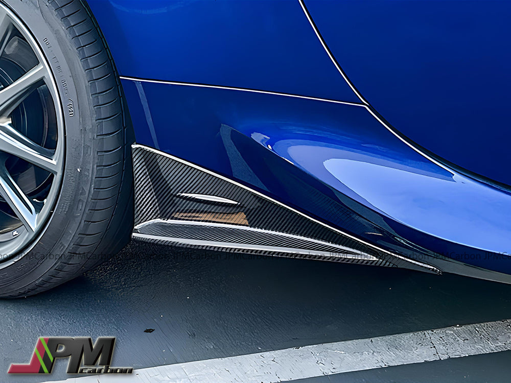 [JPMCarbon] STI Style Carbon Fiber Side Skirt Add-on Lips Fits For 2022-2025 Toyota GR86 & Subaru BRZ