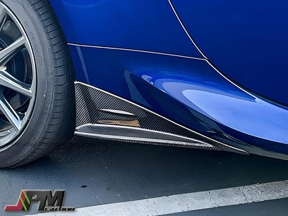 [JPMCarbon] STI Style Carbon Fiber Side Skirt Add-on Lips Fits For 2022-2025 Toyota GR86 & Subaru BRZ
