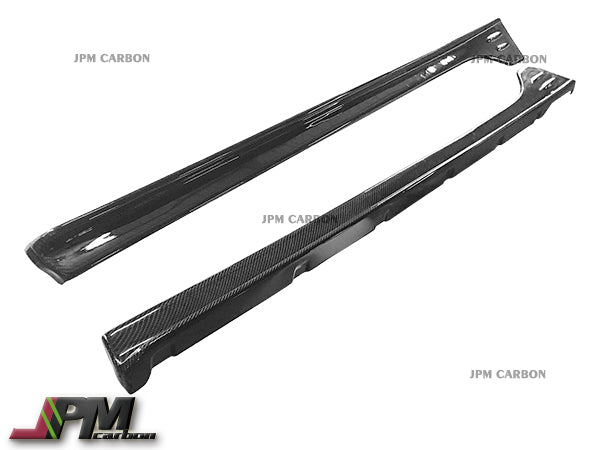STI Style Carbon Fiber Side Skirt Add-on Lips Fits For 2013-2016 Subaru BRZ