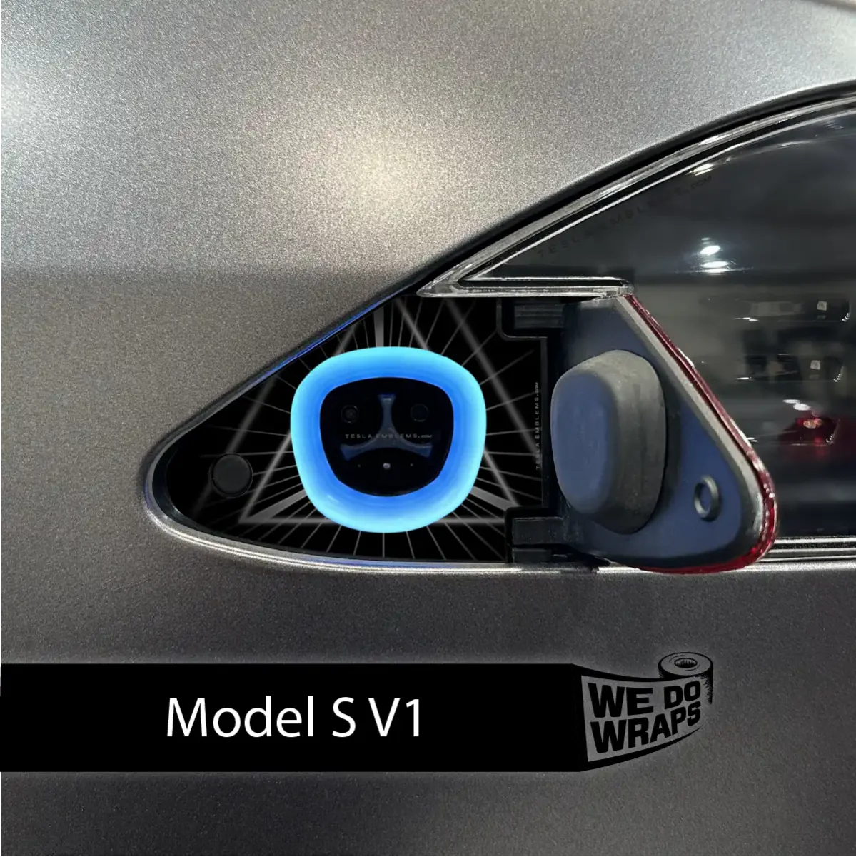 Beast Mode Tesla Charge Port Wrap | Model S