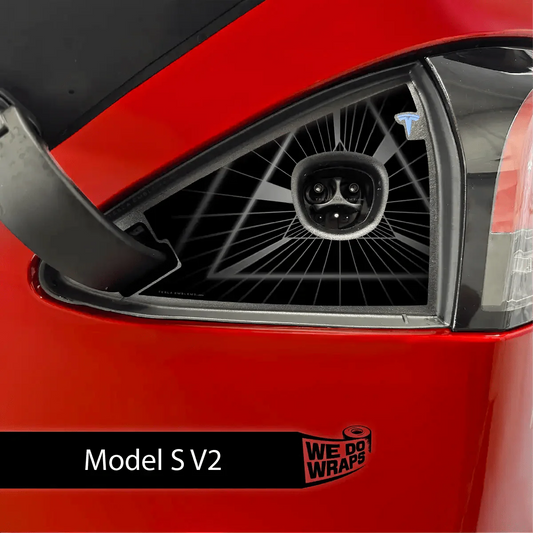 Beast Mode Tesla Charge Port Wrap | Model S