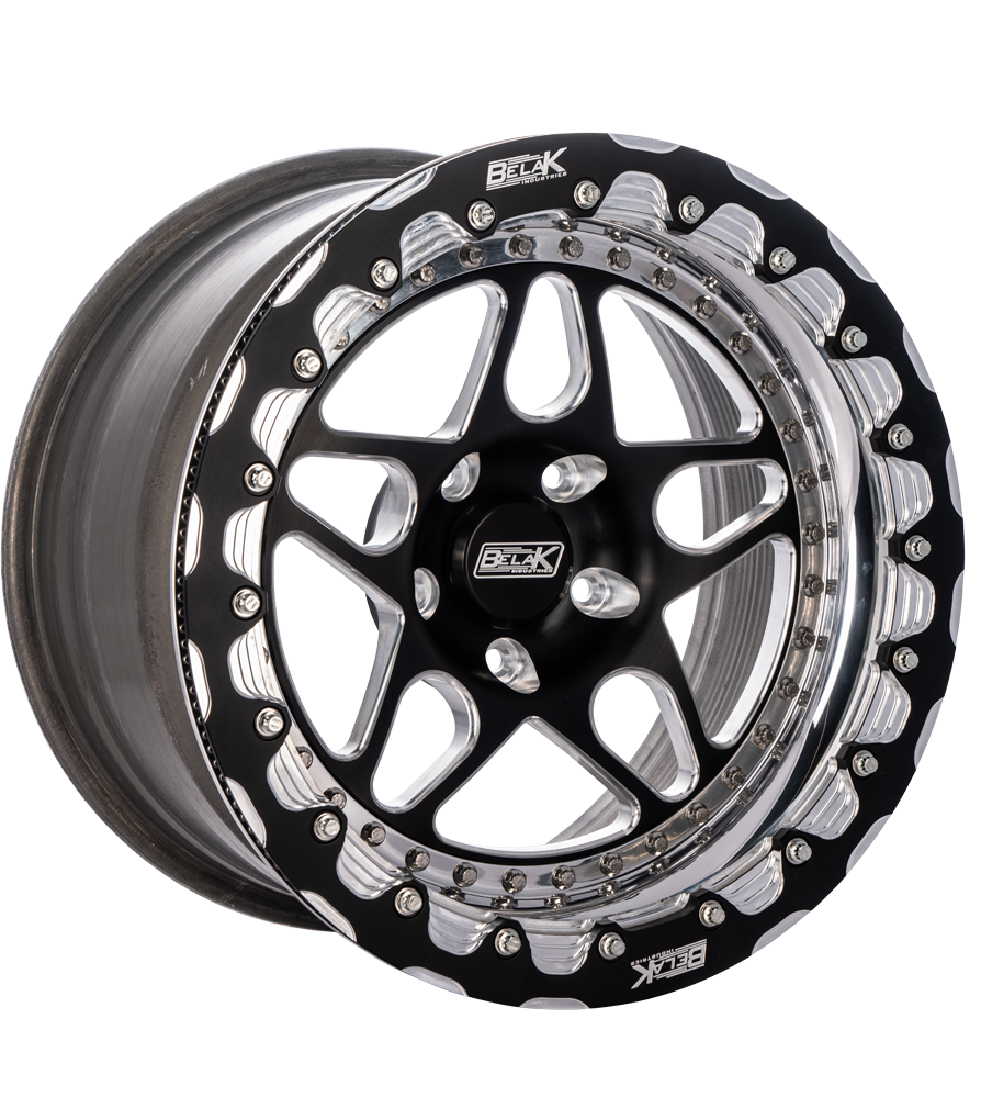 Belak 17x9.5 / 6.25in BS / 6x135mm BP / High Pad / Series 3 - Single Beadlock Wheel w/ Billet Lip