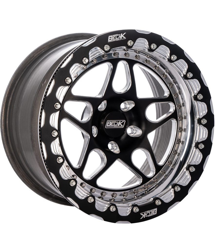 Belak 17x9.5 / 6.25in BS / 6x135mm BP / High Pad / Series 5 - Single Beadlock Wheel w/ Billet Lip