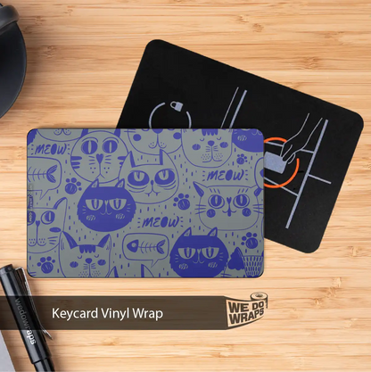 Blue Cats | NFC Key Card Wrap