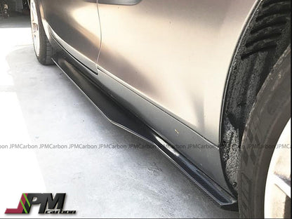 [JPMCarbon] RT Style Carbon Fiber Side Skirt Add-on Lips Fits For 2015-2021 Mercedes-Benz C190 GT GTS Only