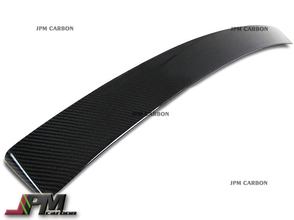 [JPMCarbon] OEM Style Carbon Fiber Roof Spoiler Fits For 2012-2014 Mercedes-Benz C204 Facelift C-Class Coupe Only