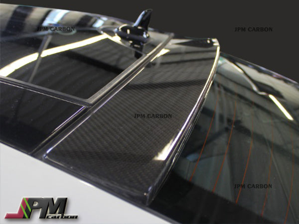 [JPMCarbon] OEM Style Carbon Fiber Roof Spoiler Fits For 2012-2014 Mercedes-Benz C204 Facelift C-Class Coupe Only