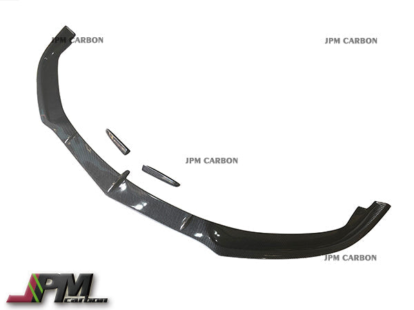 ED1 Style Carbon Fiber Front Bumper Add-on Lip Fits For 2015-2021 Mercedes-Benz W205 C63 Sedan/Wagon Only