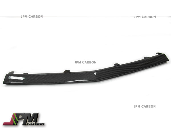 Carbon Fiber Front Bumper Add-on Cover Fits For 2012-2014 Mercedes-Benz W204 C204 Facelift C63 Sedan/Coupe