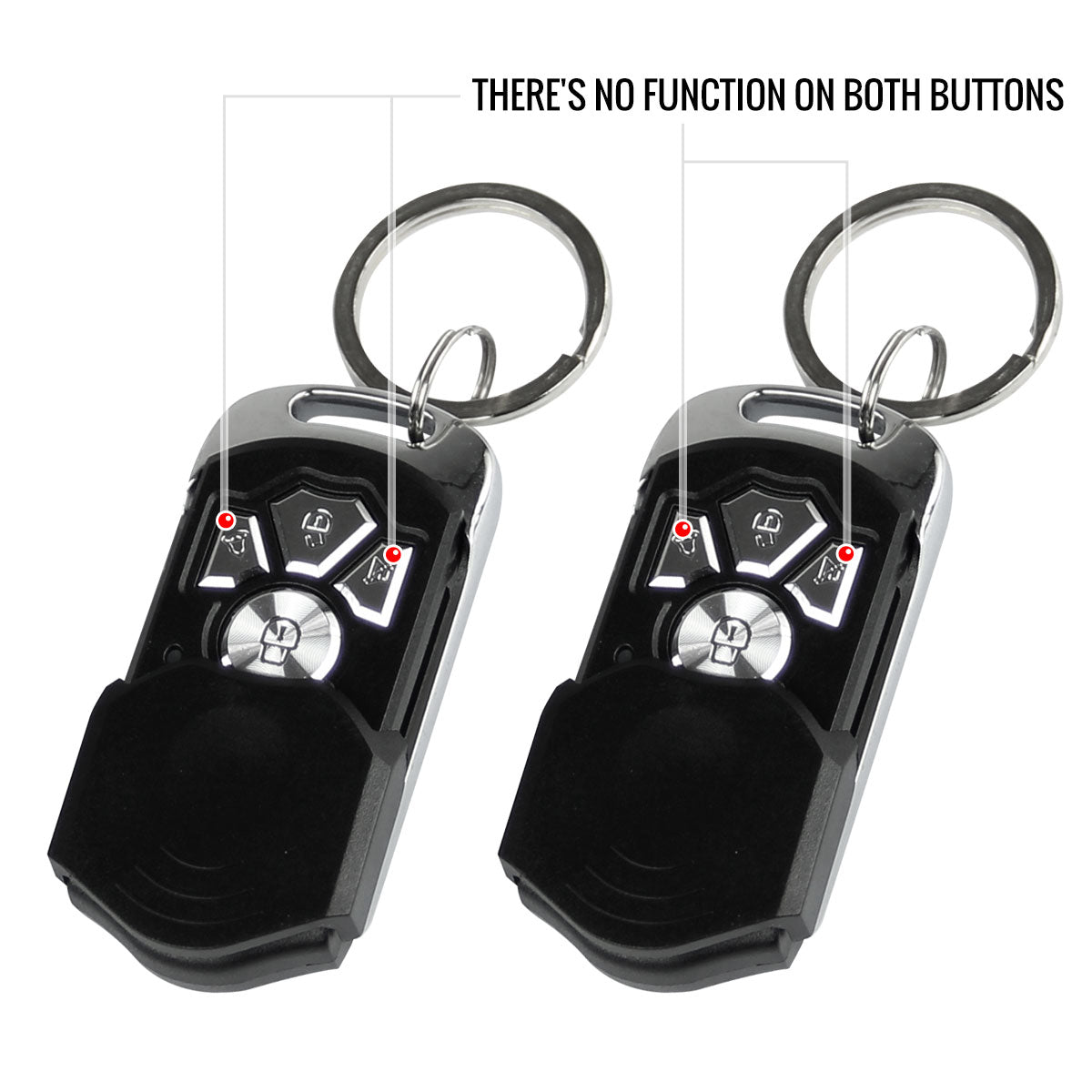 Universal Remote Keyless Power Door Lock/Unlock Entry Kit w/ 4-Function Remote Controls