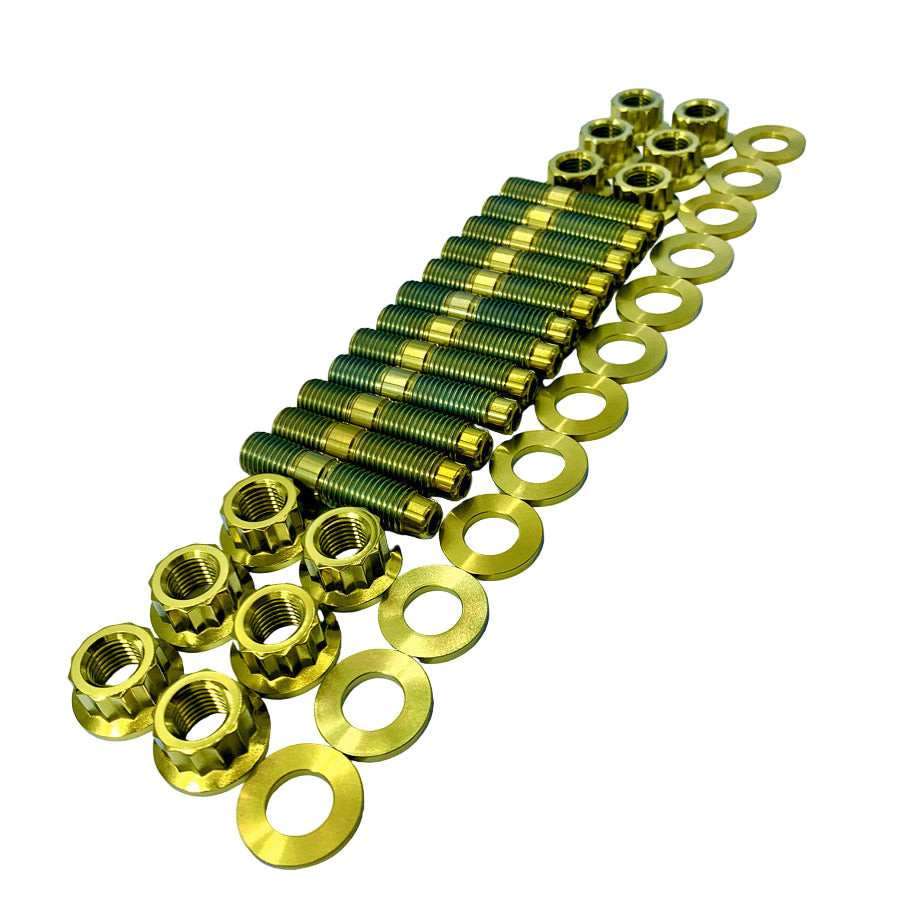 JDC Titanium Exhaust Manifold Stud Kit (MK4 Supra)