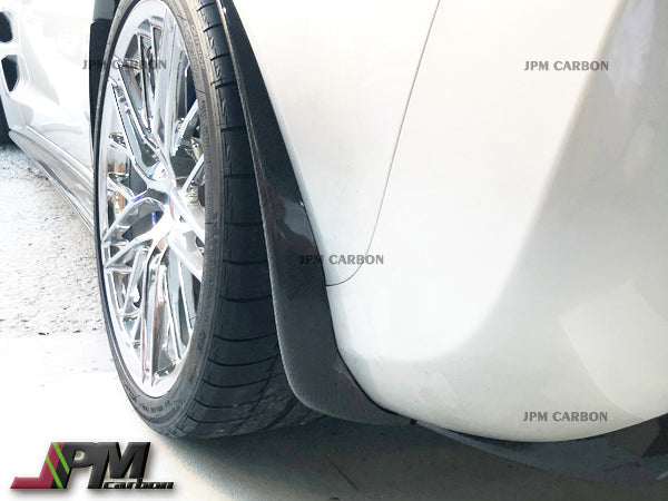 [JPMCarbon] Carbon Side Rear Fender Guard Mud Flaps Fits For 2005-2013 Chevrolet Corvette C6 Z06 ZR1