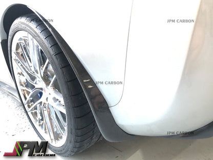 [JPMCarbon] Carbon Side Rear Fender Guard Mud Flaps Fits For 2005-2013 Chevrolet Corvette C6 Z06 ZR1