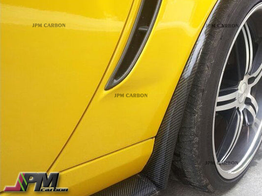 [JPMCarbon] Carbon Fiber Rear Fender Mud Flaps Fits For 2005-2013 Chevrolet Corvette C6 Z06 ZR1