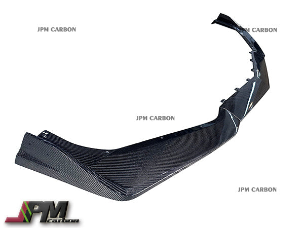 [JPMCarbon] Carbon Fiber Front Bottom Add-on Lip (3pcs) Fits For 2014-2019 Chevrolet Corvette C7 w/ Replica ZR1 Bumper