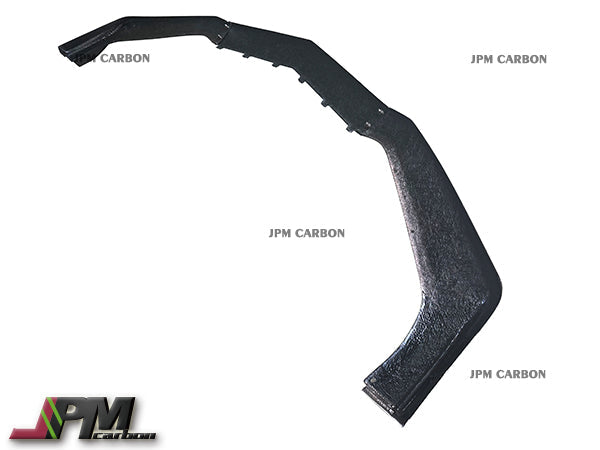 [JPMCarbon] Carbon Fiber Front Bottom Add-on Lip (3pcs) Fits For 2014-2019 Chevrolet Corvette C7 w/ Replica ZR1 Bumper