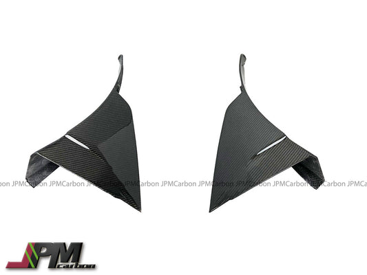 [JPMCarbon] Carbon Fiber Tow Sides Winglets Fits For 2014-2019 Chevrolet Corvette C7 w/ Replica ZR1 Bumper