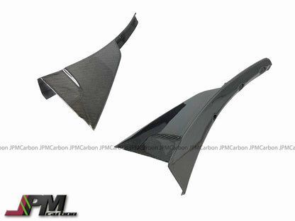 [JPMCarbon] Carbon Fiber Tow Sides Winglets Fits For 2014-2019 Chevrolet Corvette C7 w/ Replica ZR1 Bumper