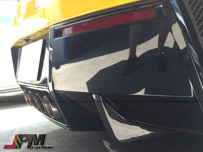 [JPMCarbon] Carbon Fiber Rear Diffuser Add-on Fins (2pcs) Fits For 2014-2019 Corvette C7