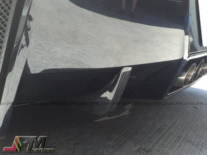 [JPMCarbon] Carbon Fiber Rear Diffuser Add-on Fins (2pcs) Fits For 2014-2019 Corvette C7