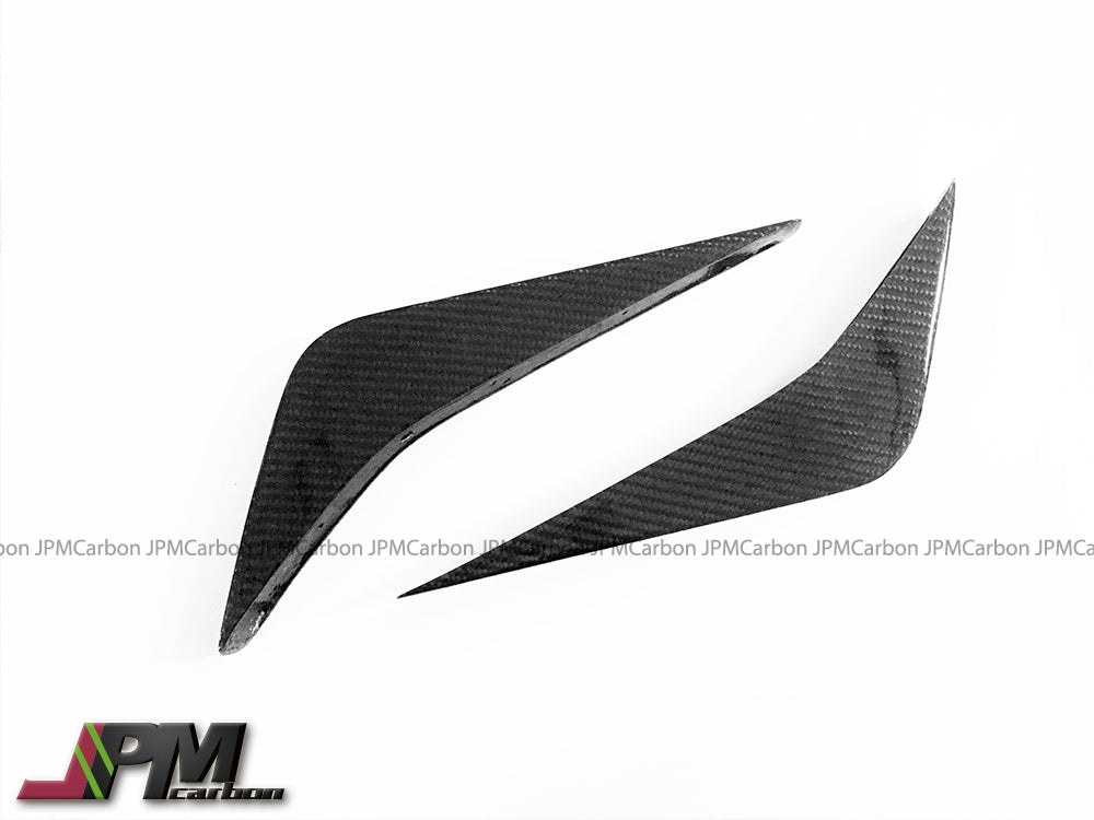 [JPMCarbon] Carbon Fiber Rear Diffuser Add-on Fins (2pcs) Fits For 2014-2019 Corvette C7