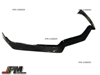 5VM Style Carbon Fiber Front Bumper Add-on Lip Fits For 2020-2025 Chevrolet Corvette C8 Stingray & Z51  Only