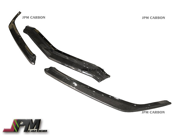Z51 Style Carbon Fiber Front Bumper Add-on Lip Fits For 2020-2025 Chevrolet Corvette C8 Stingray & Z51  Only