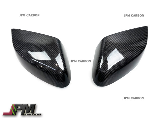 Carbon Fiber Replacement Mirror Covers Fits For 2020-2025 Chevrolet Corvette C8 Stingray Only