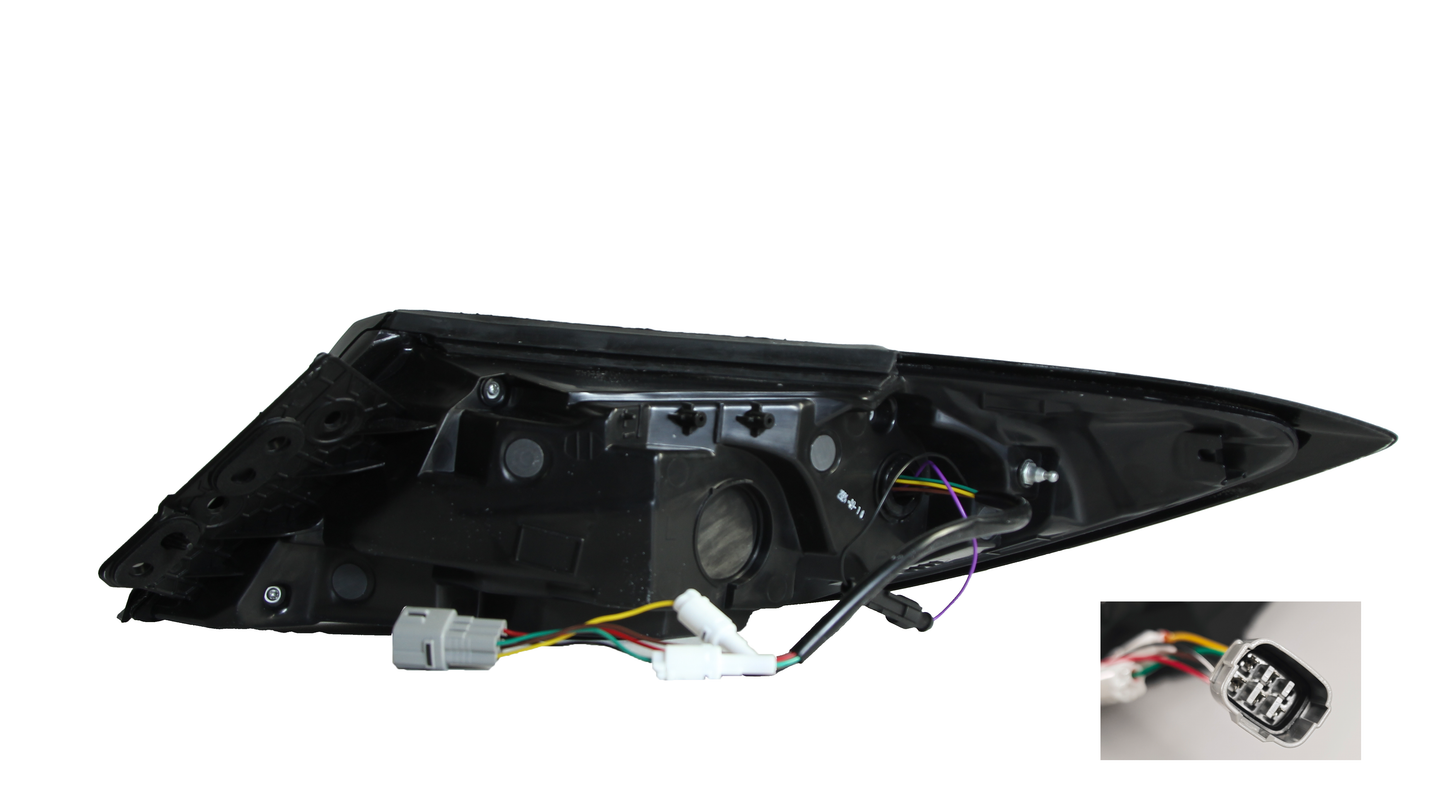 OLM Raiden LED Taillights (Clear Lens/Red Bar) - 2022+ GR86 / BRZ