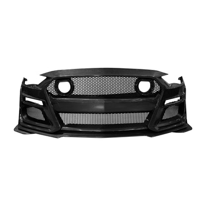 2018-2023 Ford Mustang GT500/Mach1 Combo Double Sided Full Carbon Fiber Track Package Front Bumper Conversion