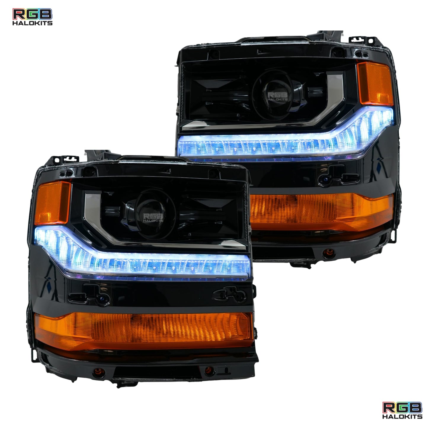 Chevrolet Silverado Multicolor Flow Series DRL Boards (2016-2018)