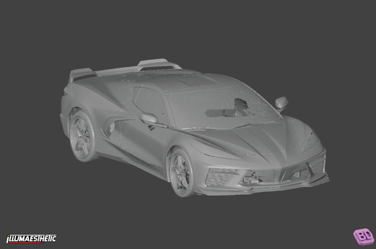 Chevrolet Corvette C8 3D Scan (2020+)