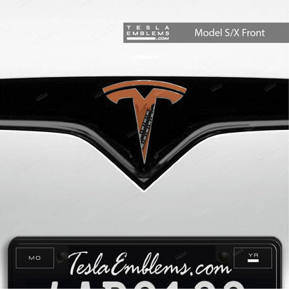 Wookie Tesla Emblem Decals (Front + Back) | Model S