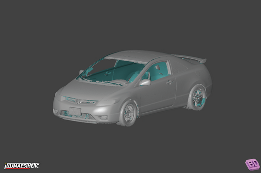Honda Civic Si (FG2) 3D Scan (2006-2009)