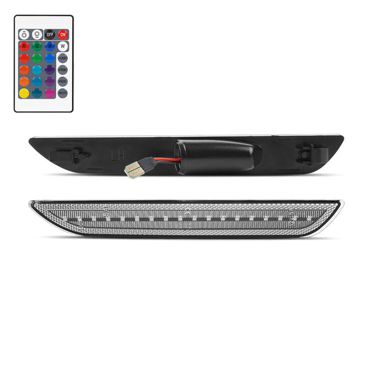 2015-2023 Mustang S550 RGB Clear LED Side Marker