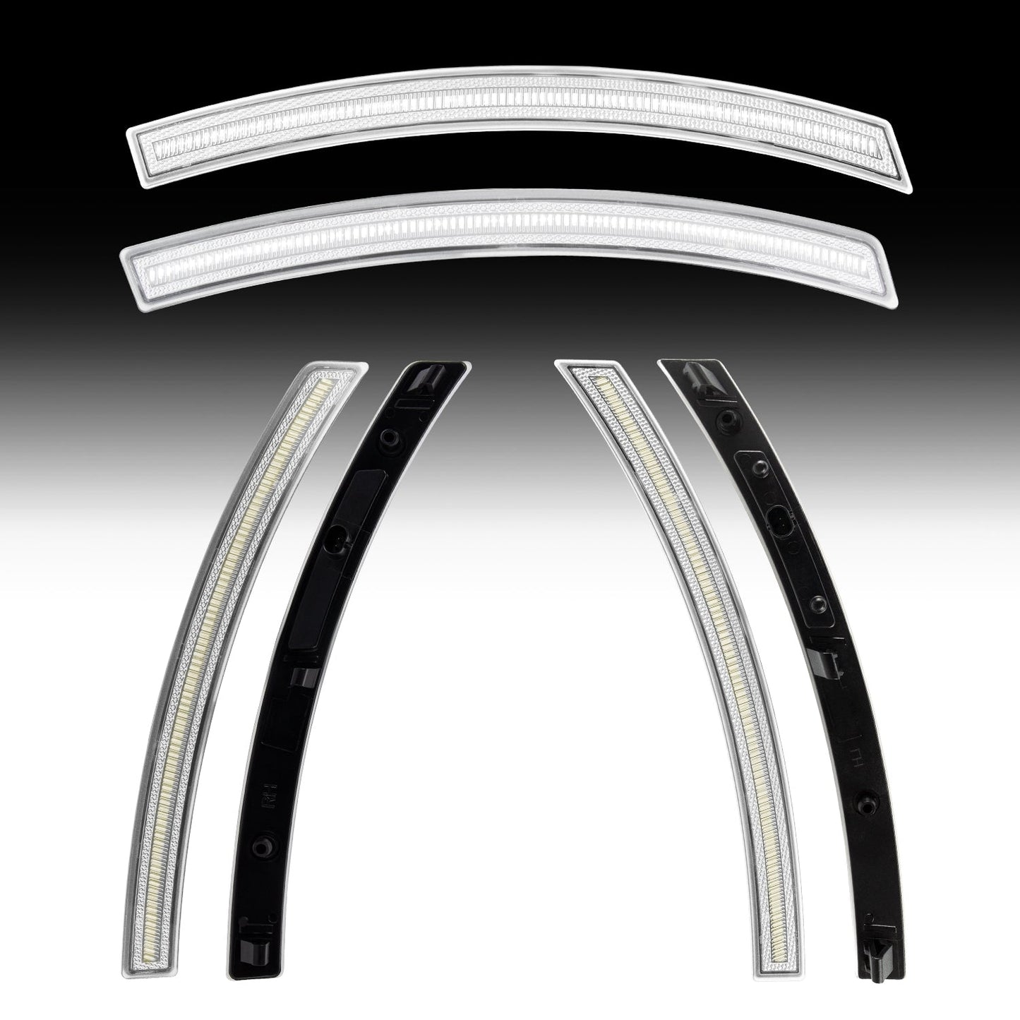 2014-2019 Chevrolet Corvette Clear C7 White LED Side Marker