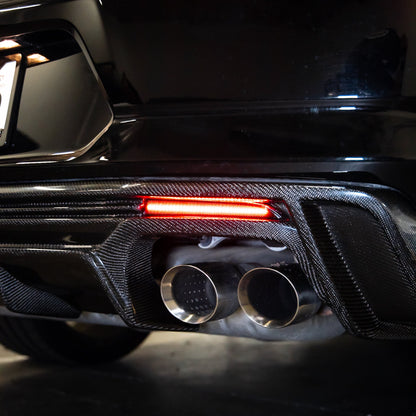 2016-2025 Chevy Camaro Diffuser Smoke LED Rear Reflectors (Pair)