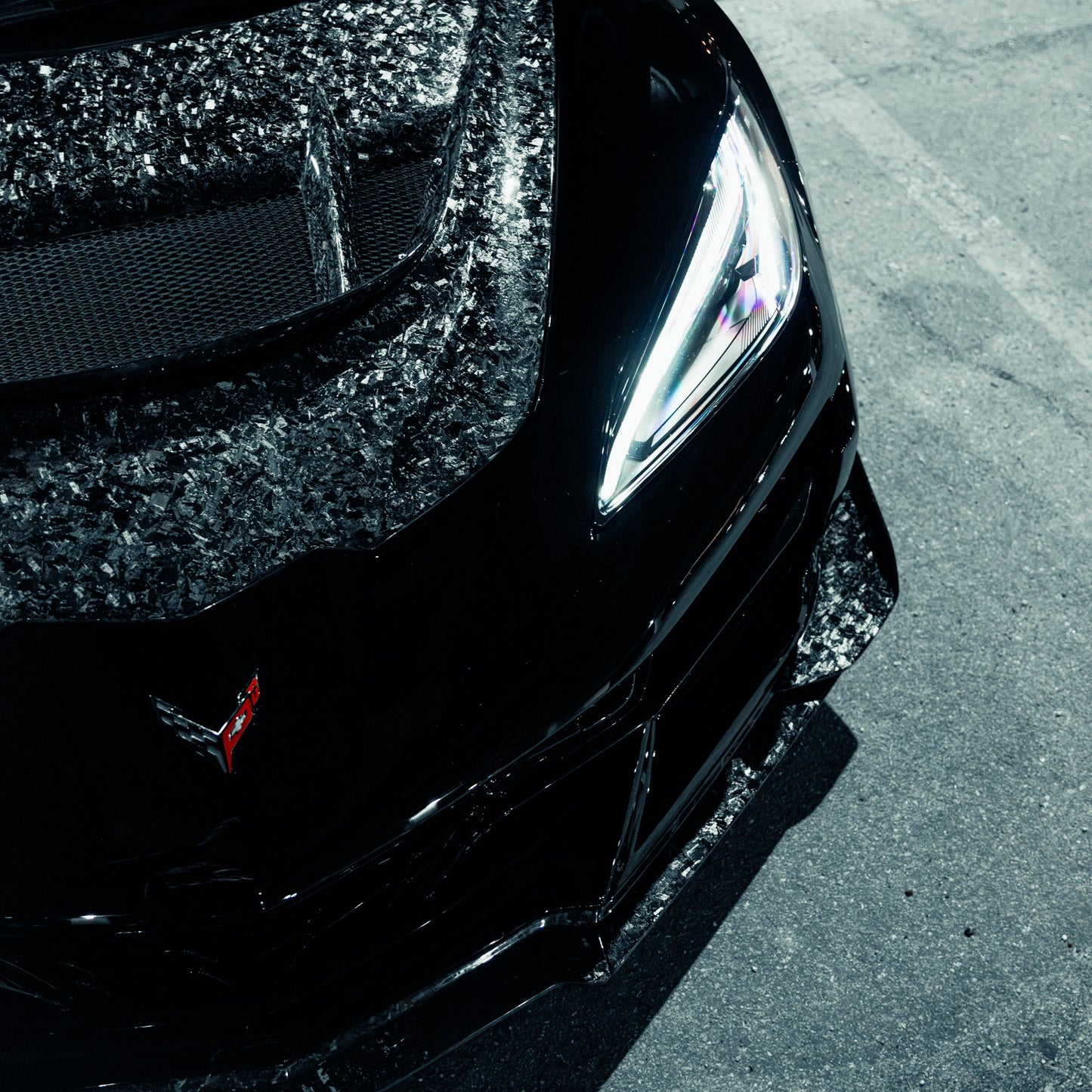 2020-2026 Corvette C8 Quiet Racing ZR1 ZTK Forged Carbon Fiber Aero Kit Z06/E-Ray