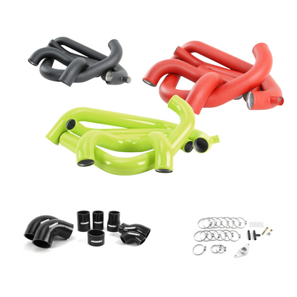 Perrin Performance  Front Mount Intercooler Piping Kit Red/Black/Neon Yellow Subaru STI 2015+ | PSP-ITR-438