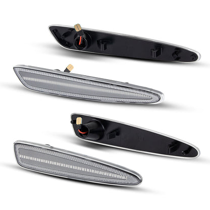 2005-2013 Chevrolet Corvette C6 Clear White LED Side Marker