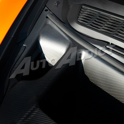 2025-2026 C8 ZR1/ZR1X ZTK Air Extractor Functional Dry Carbon Fiber Double Sided 3pcs Kit