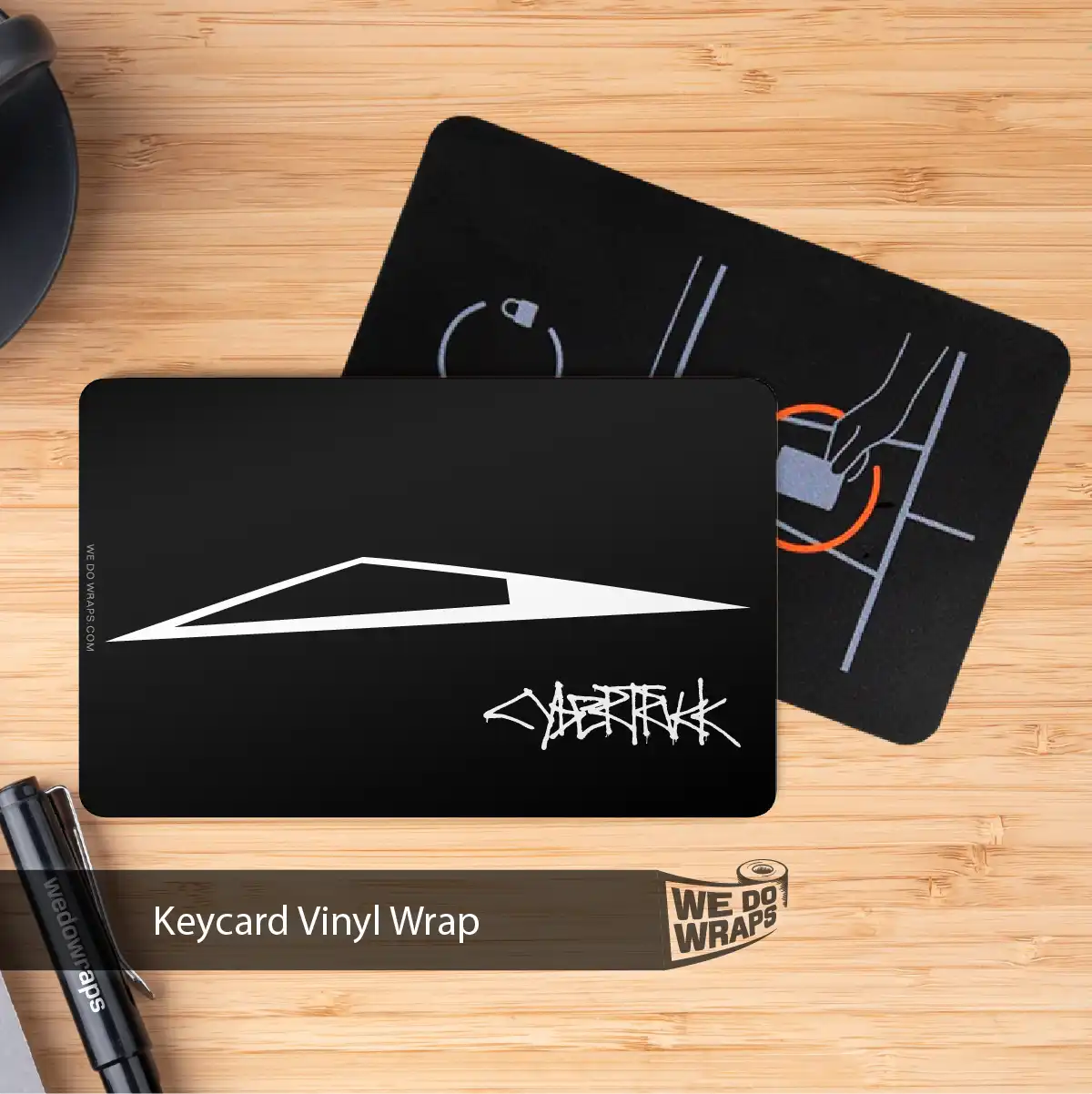 Cybertruck Profile Logo | NFC Key Card Wrap
